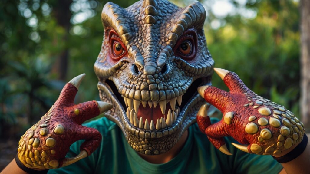 Dinosaur Masks and Claws for Kids
